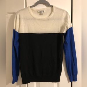 Color-block sweater